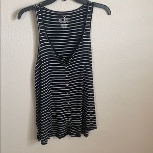 american eagle striped tank-top